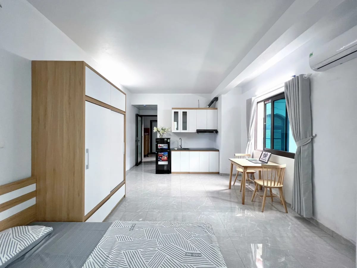 STUDIO FULL ĐỒ Ở NGÕ 401 XUÂN ĐỈNH