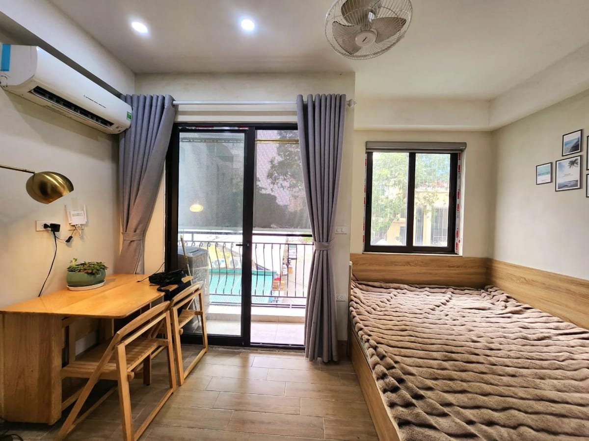 Studio tại Hòa Bình 6 Minh Khai, ngay chi nhánh Agribank