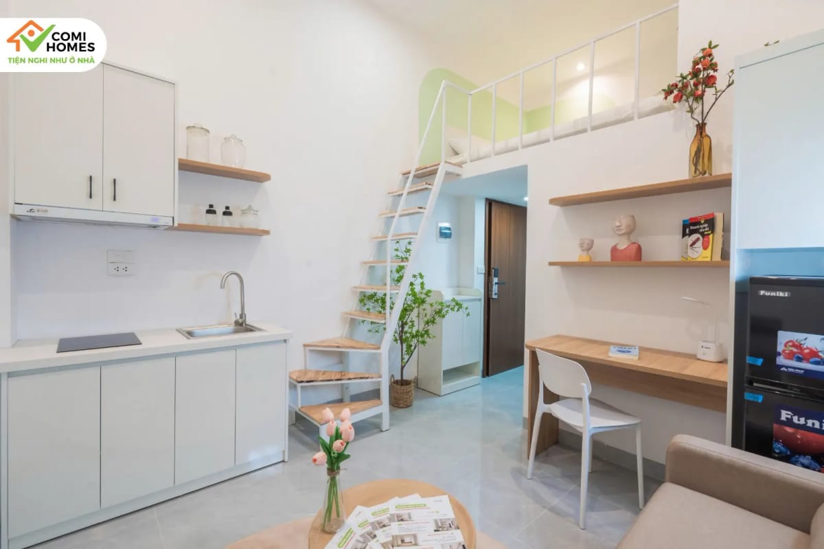 PHÒNG TRỌ DUPLEX MỚI, ĐẸP, FULL ĐỒ - NGUYỄN XIỂN