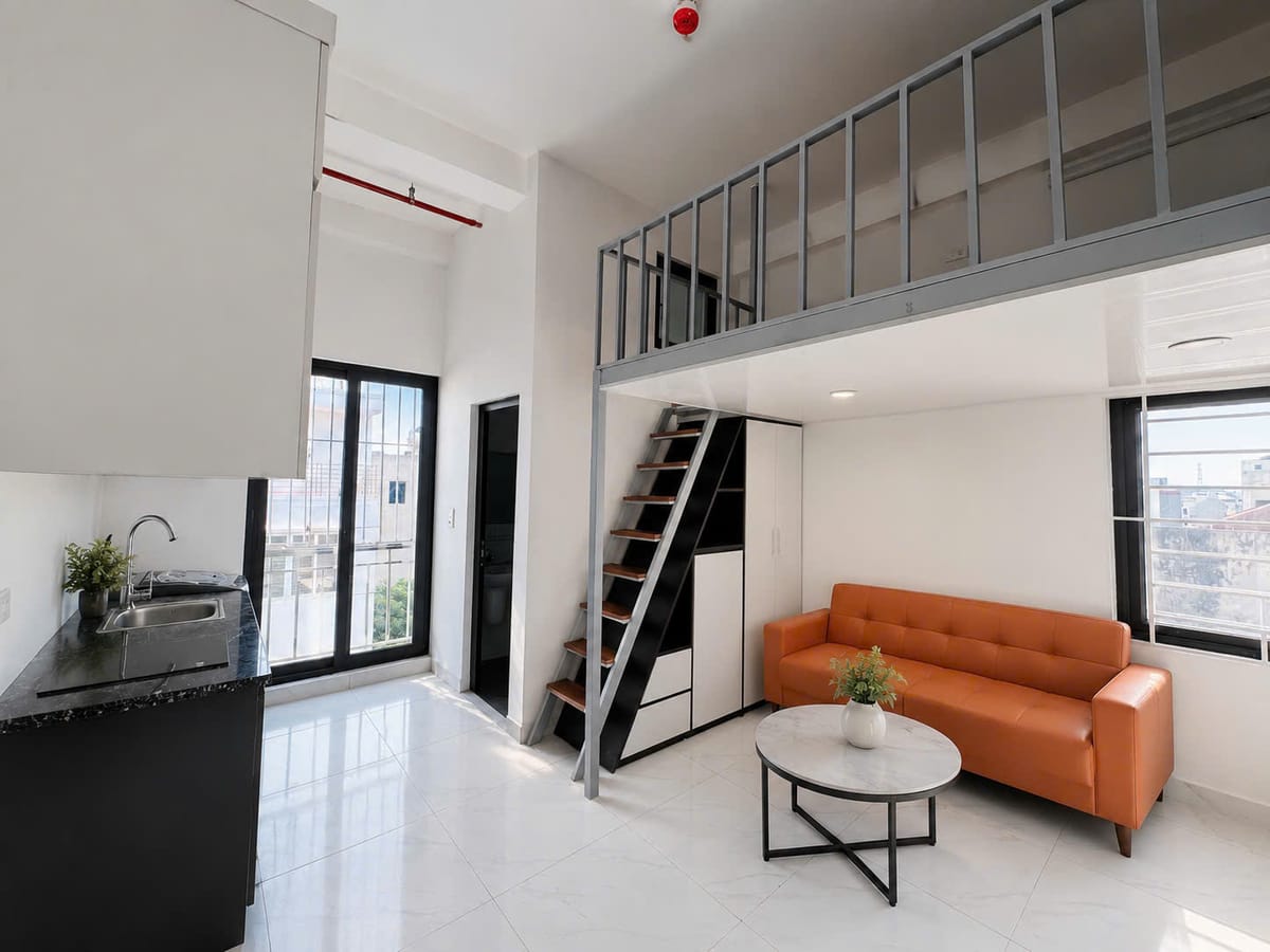 Studio ban công Khu Đấu Giá Phú Lương
